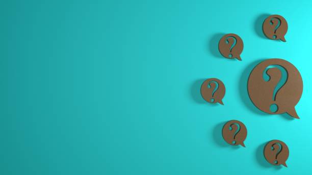 istock 5 question mark icons on green background 1397878713