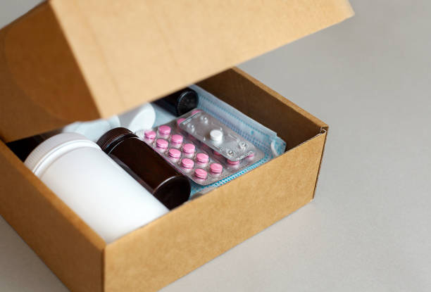 istock ajar medicine box close-up. 1397880354