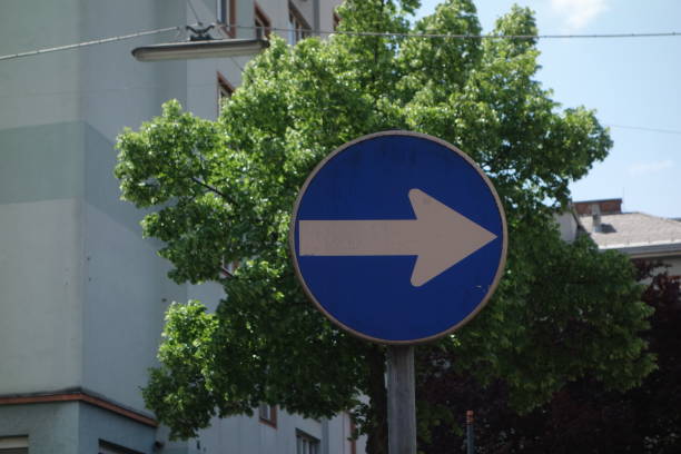 istock Direction sign in road traffic 1397880843