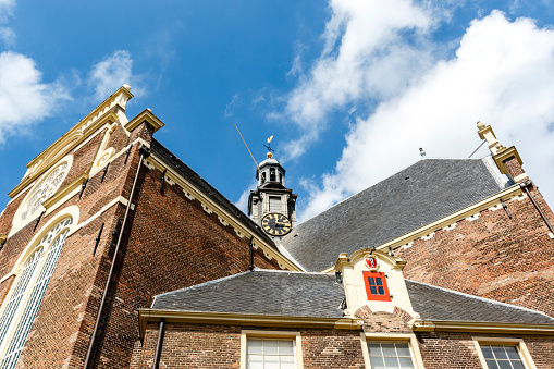 Exterior of the Noorderkerk, a 17th-century Protestant church in Amsterdam, The Netherlands, Europe