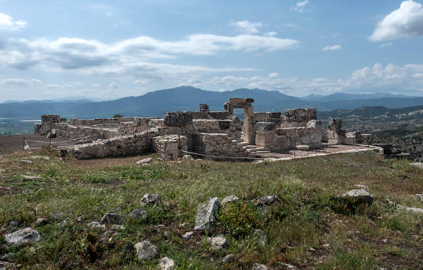 The ancient city of Kibyra, located in Denizli Golhisar district, has survived to the present day with its architecture. Kibyra; It is the center of the Kabalis and later named Kibyratis region. Surrounded by Phrygia in the north, Caria and Lycia in the west, and Pisidia in the east, this region has been a junction connecting the ports in the south to the inner regions since ancient times. historic heritage square phoenix stock pictures, royalty-free photos & images