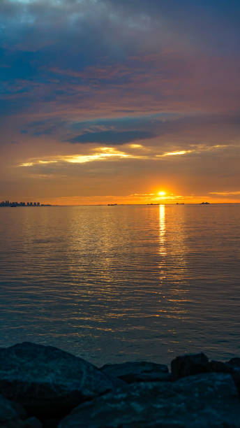 istock sunset in the sea 1397902626