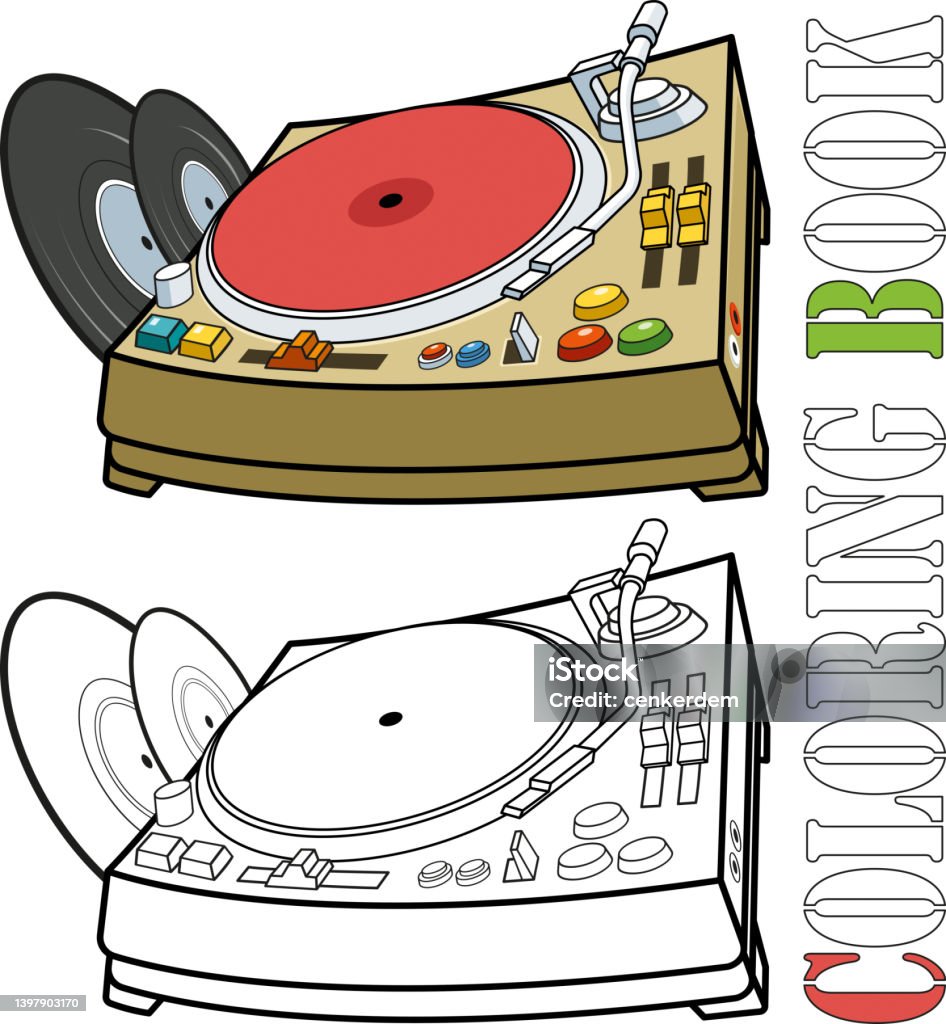 Dj Set Stock Illustration - Download Image Now - DJ, Sound Mixer