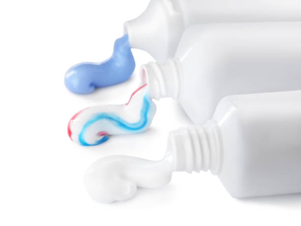 istock Tubes with toothpaste on white background. Dental care 1397906681