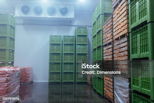 istock Cooled storage for fresh produce 1397911976