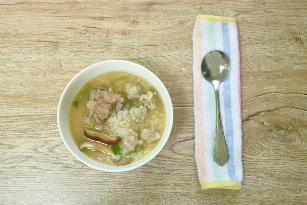 istock boiled rice with chop pork and bone hot soup 1397912095