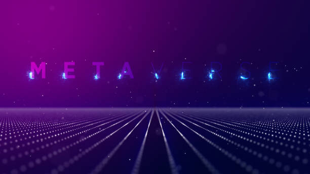 istock Word metaverse title motion with digital cyber network in futuristic environment background. 1397912954