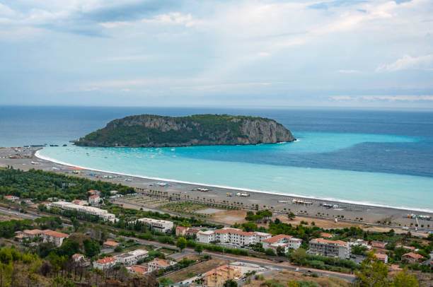 Glimpse of the bay of San Nicola Arcella, Calabria, Italy