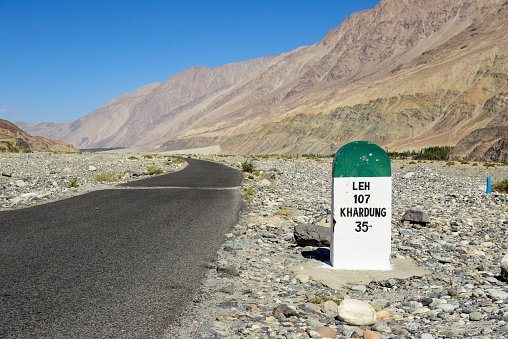 Road in Ladakh region feel infinite ride