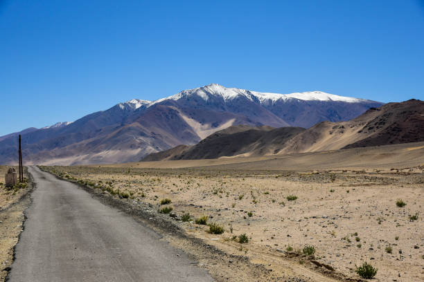 Road in Ladakh stock photo