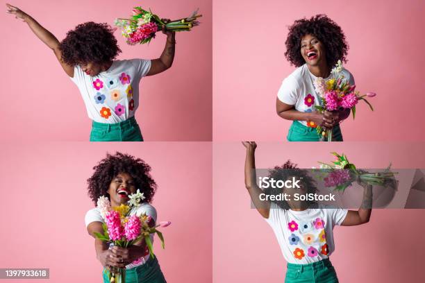 Youre My Favourite Flower Stock Photo - Download Image Now - Flower, One Woman Only, Springtime