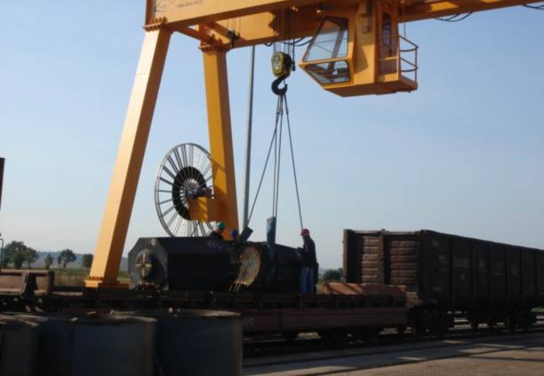 Railway logistics terminal in Poland, 2008