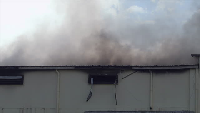 Fire Burn On Building