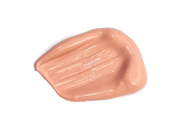 istock Beige Nude Liquid Foundation make up swatch texture 1397938972