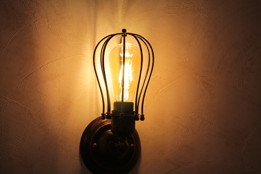 vintage light bulb