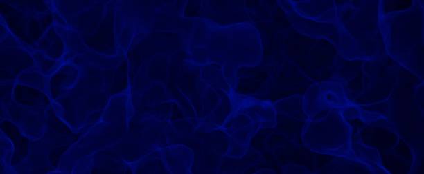 istock Puffs of dark blue smoke 1397957221