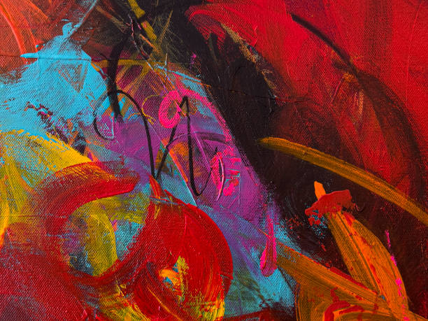 istock Abstract Modern Painting Textured Background 1397959407