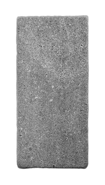 Concrete Block Isolated On White Background