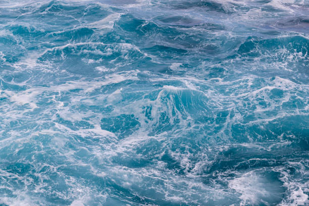 istock Turquoise Atlantic Ocean water surface with gentle wave 1397961907