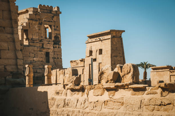 Ruins of the Egyptian Karnak Temple, the largest open-air museum in Luxor Ruins of the Egyptian Karnak Temple, the largest open-air museum in Luxor. egypt palace stock pictures, royalty-free photos & images