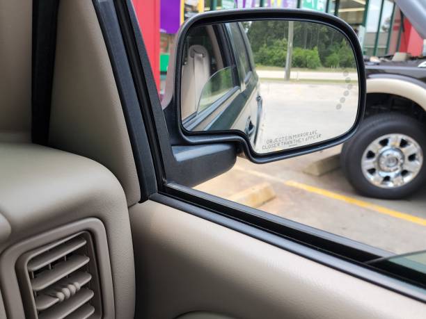 istock Transportation.  Vent on dash and outside mirror. 1397969484