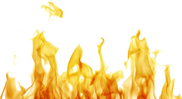 istock orange flame high hot sparks on white 1397969762