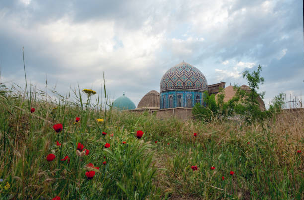 istock Memorial complex Shakhi-Zinda in Samarkand 1397970372