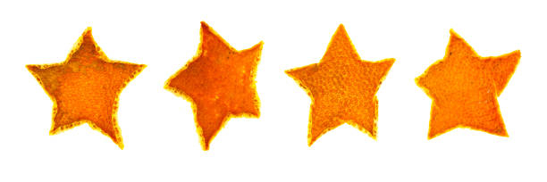 istock Dried decorative stars made from orange zest 1397970518