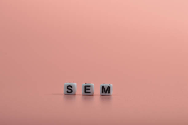 istock Alphabet beads with text SEM stands for Search Engine Marketing 1397970965