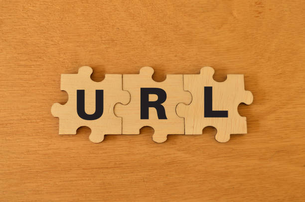 istock Wooden jigsaw puzzle with text URL stands for Uniform Resource Locator 1397973127