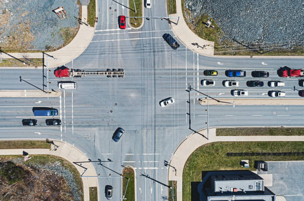 istock Aerial View of Intersection 1397976584