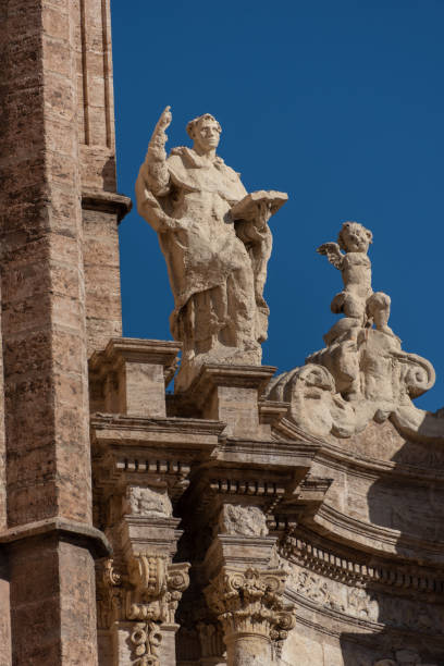 istock artistic monument in stone and bronze representing a statue 1397977437