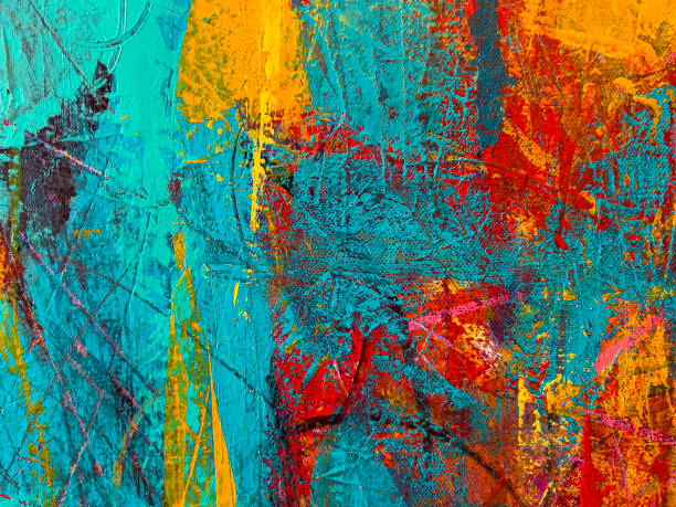 istock Abstract Modern Painting Textured Background 1397977519