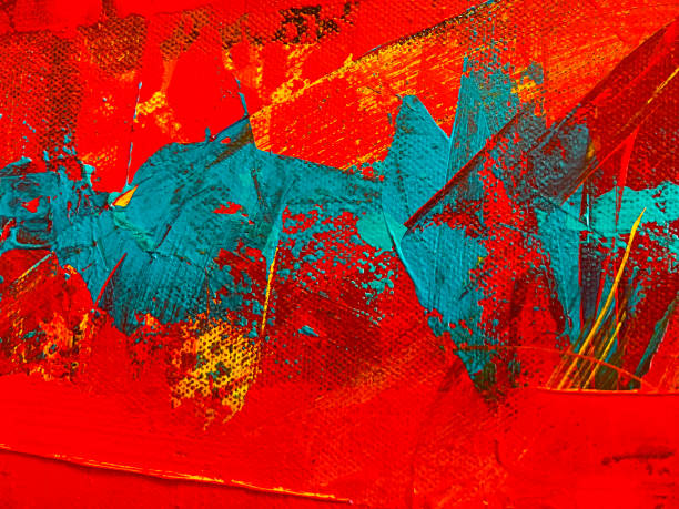 Abstract Modern Painting Textured Background