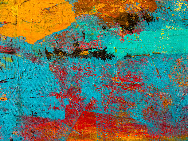 istock Abstract Modern Painting Textured Background 1397977746