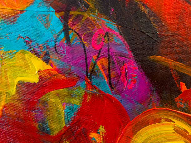 istock Abstract Modern Painting Textured Background 1397977765