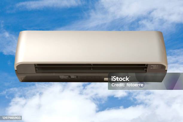 The Air Conditioner Allows You To Control The Room Temperature Stock Photo - Download Image Now