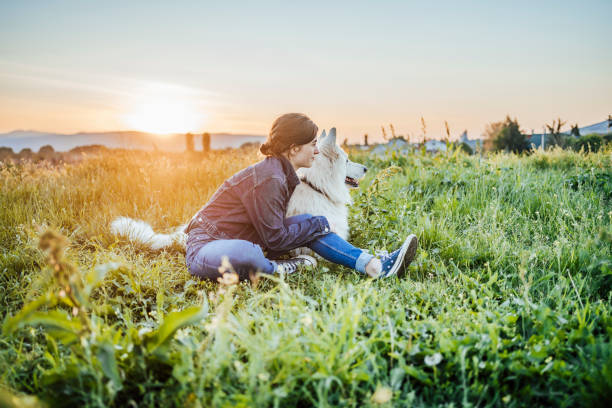 istock Spending a day with a dog in nature 1397987944