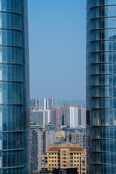 istock Chengdu modern urban complex on a sunny day 1398010374