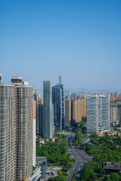 istock Chengdu modern urban complex on a sunny day 1398010391
