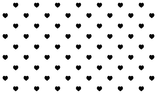 Heart Symbol Pattern Background.