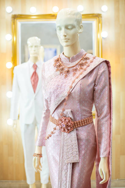 istock Wedding dress Thai vintage style 1398019877