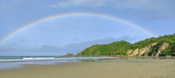 istock Rainbow meeting with the sea 1398020777
