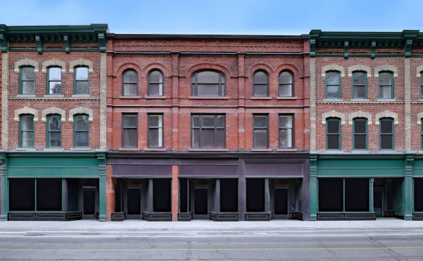 istock Old fashioned main street buildings 1398024142