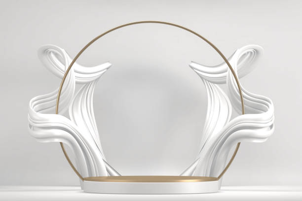 istock The Stage podium for products decoration suitable .3D rendering 1398029417