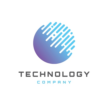 Technology logo design symbol vector template
