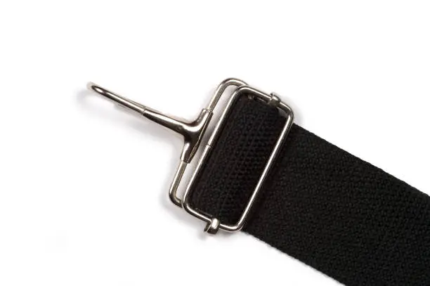 Photo of Shoulder strap for bag with metal carabiner.