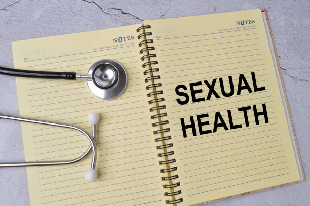 istock Stethoscope and notebook written with SEXUAL HEALTH. 1398042854