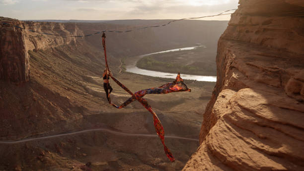 istock Aerial Silks in Moab, Utah 1398043120