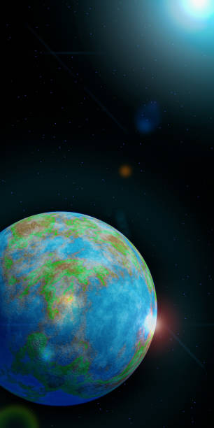 istock Planet Earth in dark space. 1398046950
